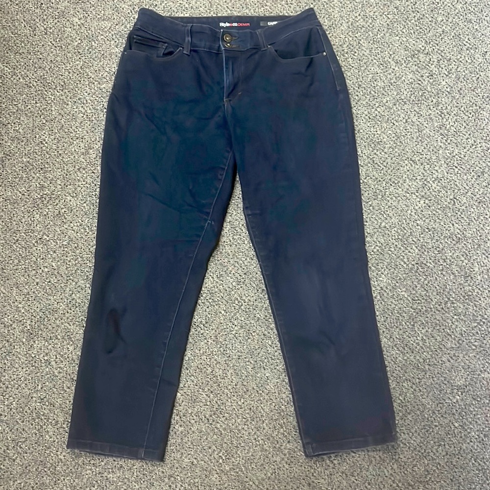 🌸3/$30🌸 STYLE & CO | curvy fit capri cropped jeans